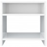 Mesitas de noche 2 uds madera contrachapada blanco 40x30x40 cm 5