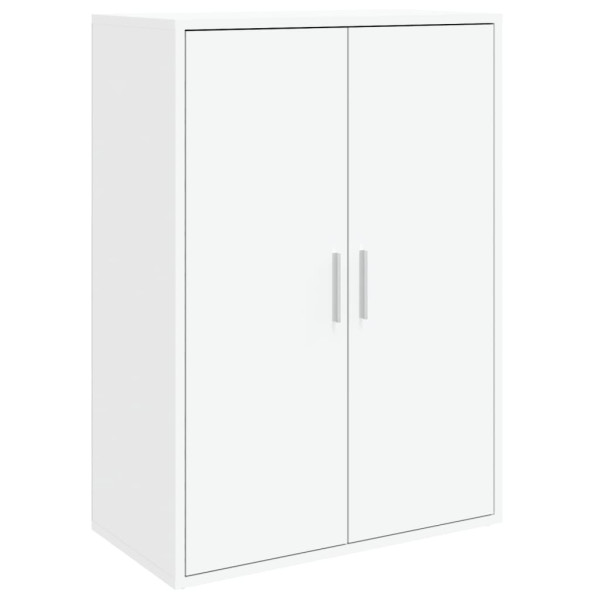 Aparadores 2 pcs 60x31x84 cm derivados de madeira branco M 4