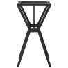 Patas de mesa de comedor estructura Y hierro fundido 60x40x73cm 5