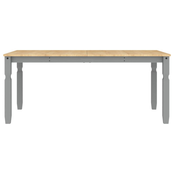 Mesa de jantar Corona 180x90x75 cm madeira pinho maciça cinza M 4