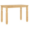 Mesa de comedor Corona madera maciza de pino 112x60x75 cm 2