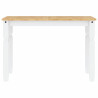 Mesa de jantar Corona 112x60x75 cm madeira pinho maciça branco 4