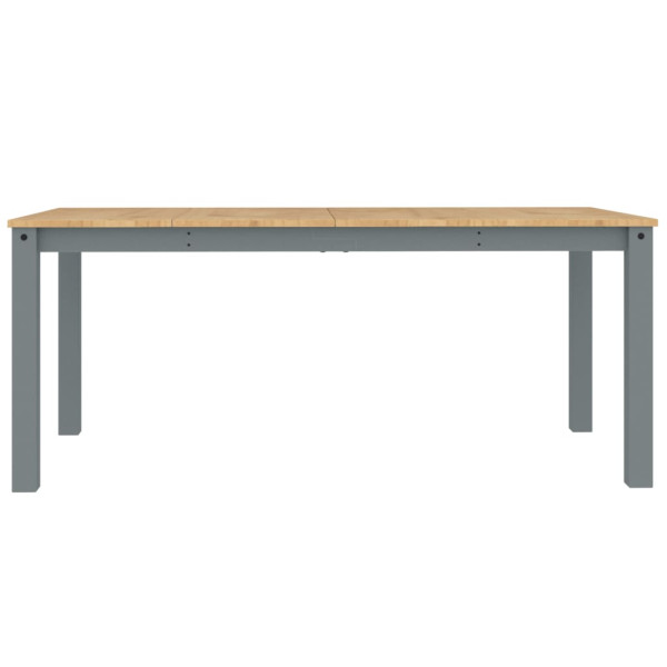Mesa de comedor Panama madera maciza de pino gris 180x90x75 cm M 4