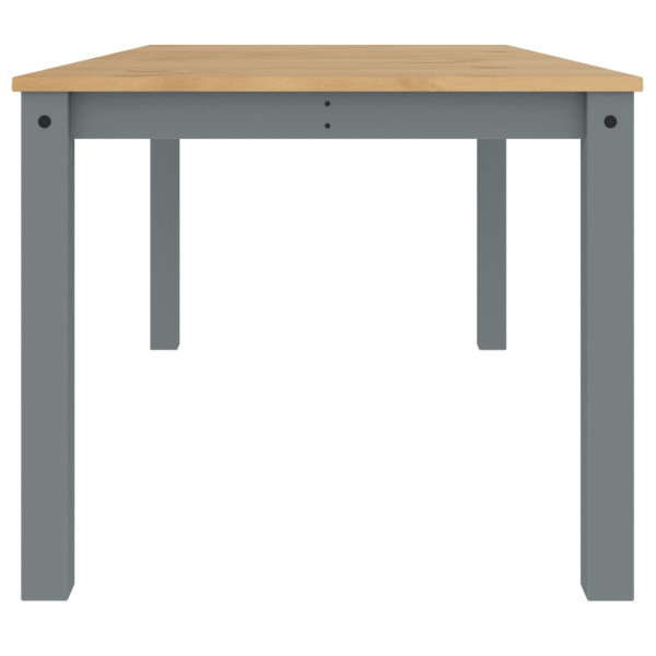 Mesa de comedor Panama madera maciza de pino gris 180x90x75 cm M 5