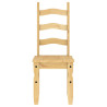 Sillas de comedor Corona 2 uds madera maciza pino 42x47x107 cm 4