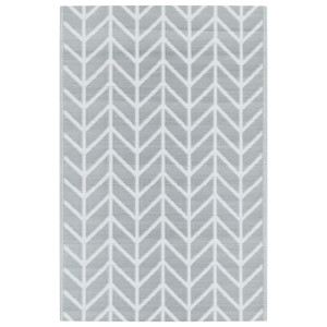 Alfombra de exterior PP gris 190x290 cm H