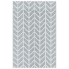 Alfombra de exterior PP gris 190x290 cm 2