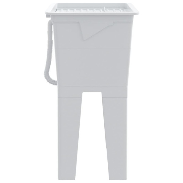 Tanque de lavar roupa 59x41x75 cm resina branco M 5