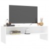 Mueble para TV madera contrachapada blanco 120x40x40 cm 3