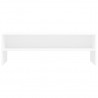 Mueble para TV madera contrachapada blanco 120x40x40 cm 4