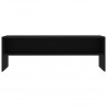 Mueble para TV madera contrachapada negro 120x40x40 cm 4