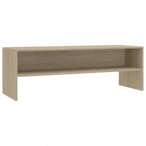Mueble de TV madera contrachapada roble Sonoma 120x40x40cm H