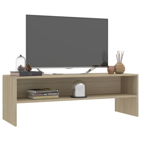 Mueble de TV madera contrachapada roble Sonoma 120x40x40cm M 3