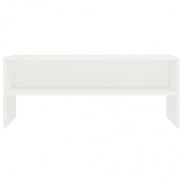 Móvel de TV 100x40x40 cm derivados de madeira branco M 4