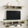 Muebles de TV de pared madera de ingeniería roble Sonoma 1