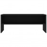 Mueble para TV madera contrachapada negro100x40x40 cm 4