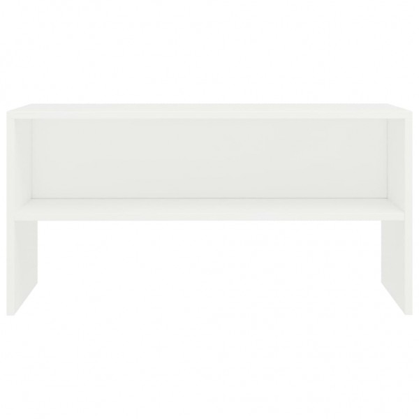 Móvel de TV 80x40x40 cm derivados de madeira branco M 4