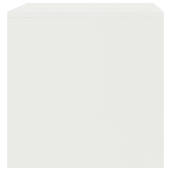 Mueble para TV madera contrachapada blanco 80x40x40 cm M 5