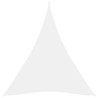 Toldo de vela triangular tela Oxford blanco 5x7x7 m 1