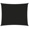 Toldo de vela rectangular tela Oxford negro 3x4 m 1
