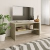 Mueble de TV madera contrachapada roble Sonoma 80x40x40cm 1