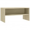 Mueble de TV madera contrachapada roble Sonoma 80x40x40cm 2