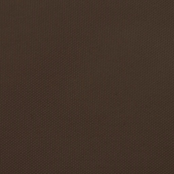 Toldo de vela rectangular tela Oxford marrón 2.5x3.5 m M 3