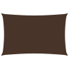 Toldo de vela rectangular tela Oxford marrón 5x8 m 1