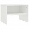 Mesitas de noche 2 uds madera contrachapada blanco 40x30x30 cm 4