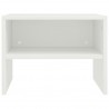 Mesitas de noche 2 uds madera contrachapada blanco 40x30x30 cm 5