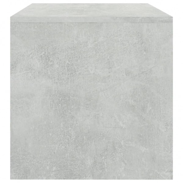 Mesa-de-cabeceira 40x30x30 cm contraplacado cinzento cimento M 5