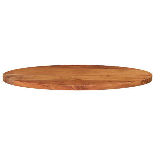 Tablero de mesa ovalado madera maciza de acacia 140x50x3.8 cm M 3