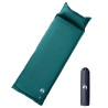 Colchón de camping autoinflable con almohada integrada verde 1