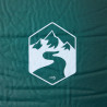 Colchón de camping autoinflable con almohada integrada verde 3
