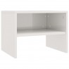 Mesitas de noche 2 uds madera contrachapada blanco 40x30x30 cm 4