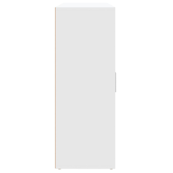 Aparadores 3 pcs 60x31x84 cm derivados de madeira branco M 5