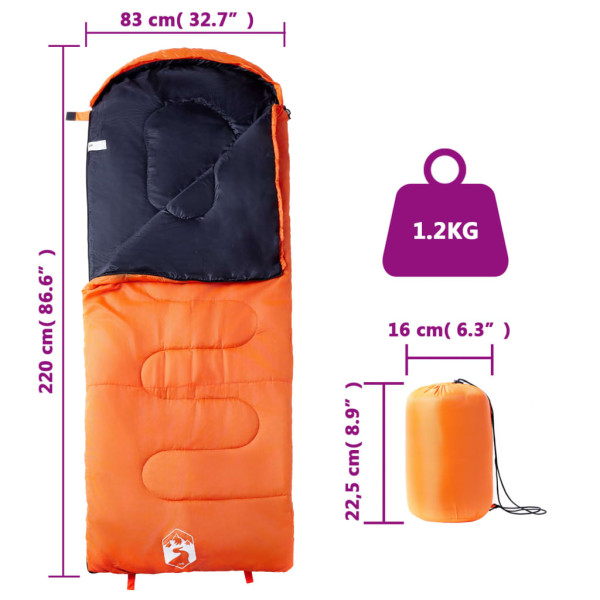 Saco de dormir de camping para adultos 3-4 estaciones M 5