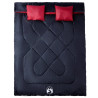 Saco de dormir doble y almohadas camping adultos 3-4 estaciones 2