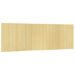 Biombo divisor de bambú color natural claro 165x600 cm H