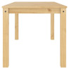 Mesa de comedor Panama madera maciza de pino 160x80x75 cm 5