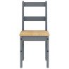Cadeiras de jantar 2 pcs Panama 40x46x90 cm pinho maciço cinza 4