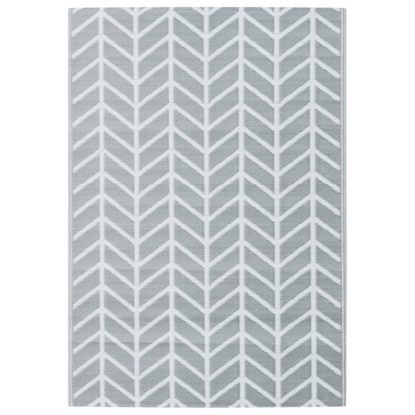 Alfombra de exterior PP gris 160x230 cm M 2
