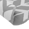 Alfombra de exterior PP gris Ø120 cm 4