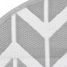 Alfombra de exterior PP gris Ø120 cm 5