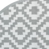 Alfombra de exterior PP gris Ø200 cm 5