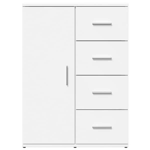 Aparadores 2 pcs 59x39x80 cm derivados de madeira branco M 5