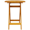 Mesa de jardín plegable madera maciza de acacia Ø60x75 cm 4