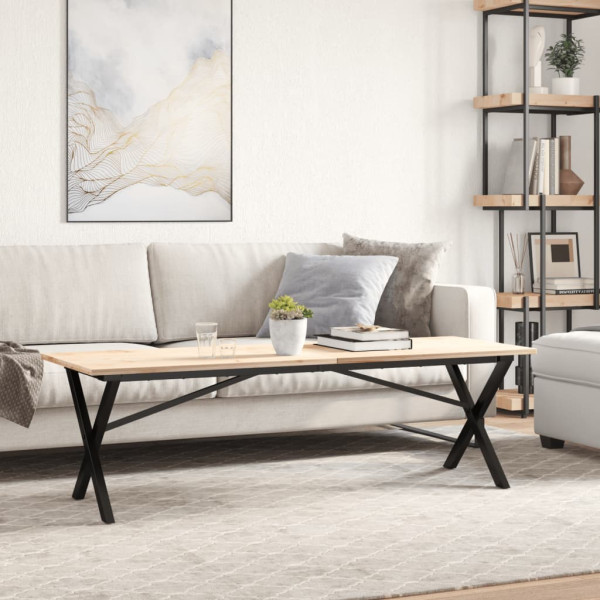 Pernas para mesa de centro estrutura em X aço M 3