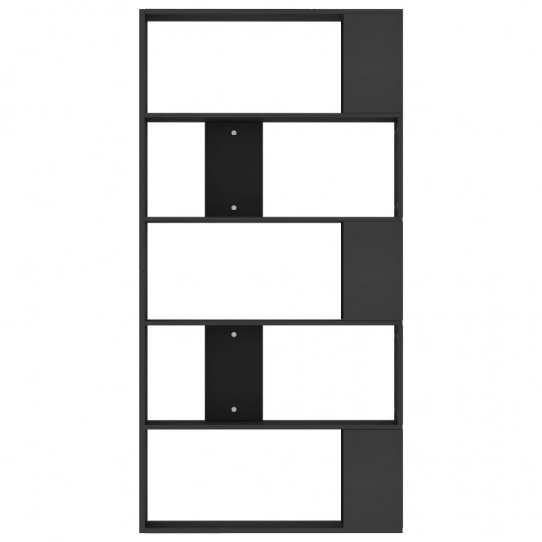 Estante/divisória 80x24x159 cm derivados de madeira preto M 5