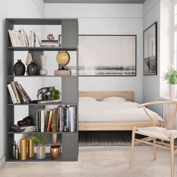 Estantería madera contrachapada color roble Sonoma 80x24x159 cm M 3